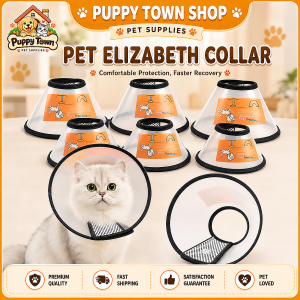 Dog Cat Cone E-Collar for Dog Cats Puppy Plastic Elizabeth Protective Collar Wound Healing Neck Cover