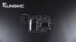 KUNGKIC Dry Carbon Fiber For Subaru BRZ Toyota GR86 2021-2025 Car Heated Seat Button Decorative Frame Stickers Interior Accessories