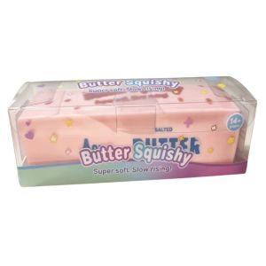RETAO Crunchy Butter Stick Squeezed Toy Sound Effects 14cm Crackling Butter Bar Novelty Hand Relax Butter Stick Squishy Toy Office Desk Toy