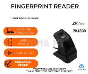 ZKTeco ZK4500 MA480 Fingerprint Reader USB Fingerprint Reader ID Scanner IRS