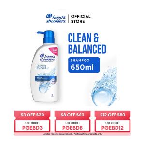 Head & Shoulders Clean And Balanced Anti-Dandruff Shampoo 650ML