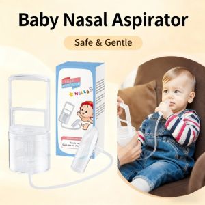 Baby Nasal Aspirator Baby Snot Sucker Nose Sucker with Upgraded Hand Pump and Non-Invasive Tip