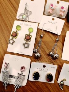 9E 🌟 Elevate Your Style with Stunning Sterling Silver Post Earrings! 🌟 Discover Unique Designs with S925 linabell Blue AB love vintage adorable bear trend pearl tulip flower earringtassel wing loop earring drop earring stud earring