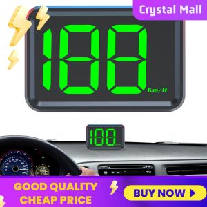 COD [Free Shipping] High-Definition GPS Speed Meter Gauge - Digital HUD for Cars with KMH and MPH Readings