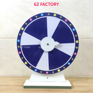 Vòng quay 8 trắng xanh ô nhỏ ô to hot trend 2026 trắng đỏ bằng gỗ MDF chống nước an toàn