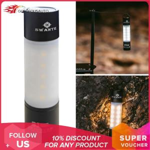 GorgeousAuto LED Camping Light 2600mAh Atmosphere Light 350LM Camping Stick Light IPX4 Waterproof Last Up To 7H Battery Operated for Fishing Hiking