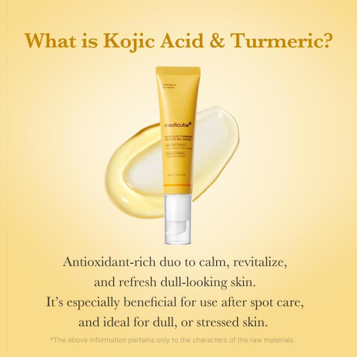 [Face Mask] [NEW] [medicube] Kojic Acid Turmeric Vita Brightening Eye ...