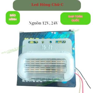 Đèn led hông led sườn loại chữ C nhảy đuổi - 12v 24v kích thước L135xb83 mẫu mới . Hàng tốt đảm bảo không vào nước.
