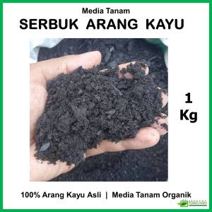 Sebuk Arang Kayu  Media Tanam Biochar  1 kilogram