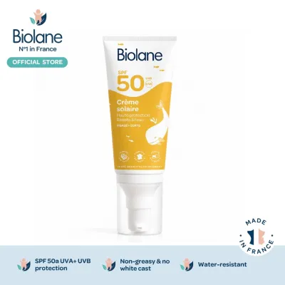 Biolane Baby Sunscreen SPF50+ 50ml | High Protection UVA UVB Sun Care for Babies