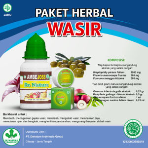 Obat Ambeien Mengempeskan Benjolan Wasir Luar dalam Stadium 4 Paling Ampuh Keluar Bab Berdarah Ambeyen Sembuh Total Herbal Aman Tanpa Efek Samping Original Ambejoss salwa Denature