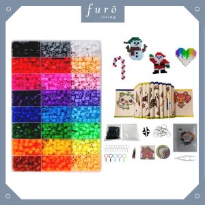 🇸🇬 [New Product Sale] 24 Colours Perler Beads 5mm Iron Beads Fuse Beads Craft Kit