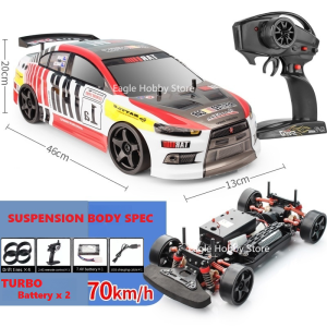 Rc Car Drift 4WD 1:10 Scale (TURBO) Remote Control 2.4GHZ High Speed Drift Racing Kereta Kontrol Drift