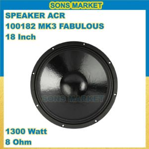 SPEAKER ACR FABULOUS 18" PA-100182-MK3 2000Watt 18in SW FAB SUBWOOFER