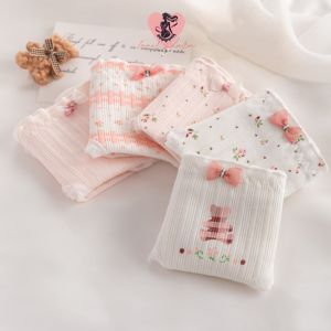 Inner Charm - Quần lót nữ Cotton vân tăm Quần cotton dễ thương