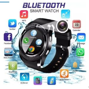 🔥FREE Shipping+COD🔥V8 smart watch with Camera Waterproof Bluetooth Smart Watches with Camera Fitness Bracelet