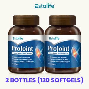Estalife ProJoint Type II Collagen Nutrient Supplement Support Healthy Joint Structure & Maintain Comfortable Daily Joint Mobility 60 Softgels