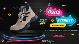 Sepatu Pria OSUA Everest Boots Safety Touring Hiking Camping Sepatu Sneakers Outdoor Olahraga Alam