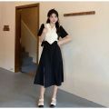 DRESS KOREA STYLE/DRESS KOREAN STYLE/MIDI DRESS/POLO DRESS/DRESS KOREA STYLE/ KOREAN DRESS/ DRESS WANITA KEKINIAN KOREA DRESS/BAJU KOREA. 