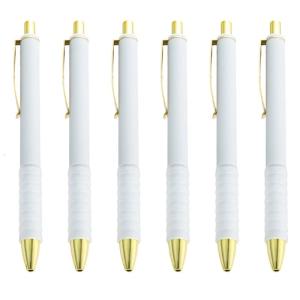 6Pcs Đơn Giản bút ký 1.0Mm bút bi có đầu bấm viết trơn tru Bút Cho Ghi Chú Tác Phẩm Nghệ Thuật Văn Phòng sử dụng cho trường học