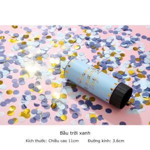 Ống phụt giấy kim tuyến mini dành cho tiệc tùng sinh nhật đám cưới -LUMBL