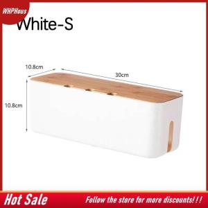 【COD】🔥🔥🔥 Cable Concealer Power Strip Storage Box For Multiple Wires Dustproof Electrical  For Office Home Table