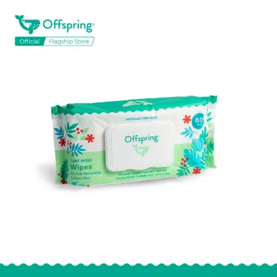 Offspring Biodegradable Plant-Based Baby Wipes 80 ct