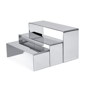 3Pcs Stainless Steel U-Shape Display Stand Gold/Sliver Showcase Collectibles Display Stands