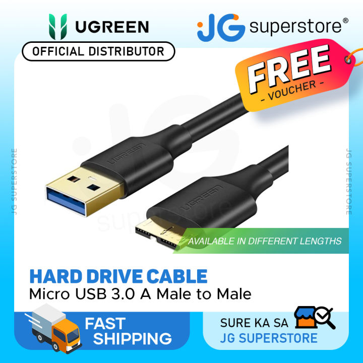 UGREEN USB 3.0 A Male To Micro USB 3.0 Male Cable 5Gbps High Speed Gold ...