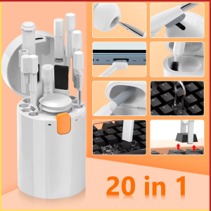 PROMO TERBARU FURONGXIN 20in1 Sikat Pembersih Keyboard Multifungsih Laptop Komputer HP Camerah Cleaning Brush with Liquid - Q20