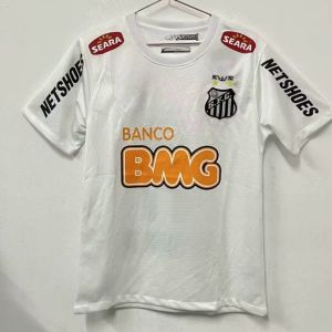1213 Áo đấu Brazil Santos số 11 Neymar Jr. Phiên bản kỷ niệm áo thể thao tay ngắn retro bộ sưu tập áo bóng đá