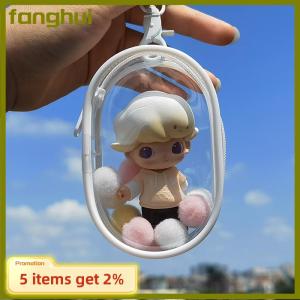 fanghui 10CM Plush Doll Out Bag PVC Transparent Cotton Doll Transparent Display Pouch Clear Storage Case For Anime Cartoon Dolls