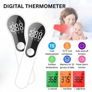 Infrared Thermometer Quick Scan for Adults & Children LED Display & One-Button Operation