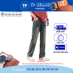 Quần Dài Jean Nam Phong Cách Hiện Đại Chất Cotton Thoải Mái Chuẩn Form Việt - TP Jeans