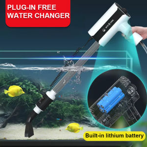 Old Fisherman-Fish Tank Water Changer Electric Sand-washing Toilet Absorber Cleaning Cleaning Handy Tool Fish-sucking Device Pump
