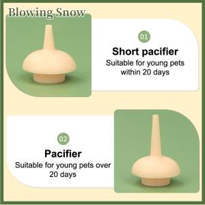 Blowing Pet Kitten ăn chai núm vú trung chuyển có thể bóp sữa lỏng chai điều dưỡng cho trẻ sơ sinh chó con thỏ hamster mèo