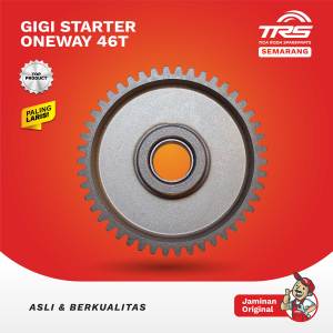TRS Gigi Starter Stater 46t Gigi Oneway Motor Roda Tiga Viar Karya 150cc 200cc 300cc Spareparts Original TRS SEMARANG