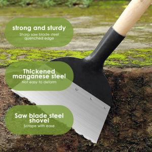 In Stock Sunchine All-Steel Multi-Functional Garden Cleaning Shovel Weeding Rake Hoe Planting Farm Agriculture Weeding Tool