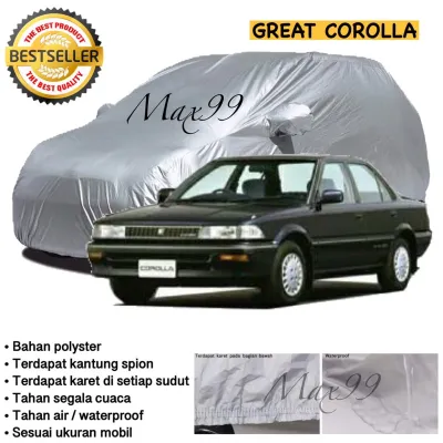 COD - Sarung Mobil Great Corolla / Sarung Mobil Toyota Corolla Car Body Cover Greco Silver Coating / Selimut Mobil Corolla / Mantel Mobil Corolla / Penutup Mobil Corolla - Max99