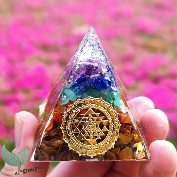 Kim Tự Tháp Orgone 7 Chakra Kim Tự Tháp Orgonite Cho Năng Lượng Chữa ...