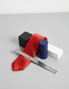 CÀ VẠT PHI BÓNG MÀU ĐỎ TƯƠI – BẢN NGANG 5.5 CM