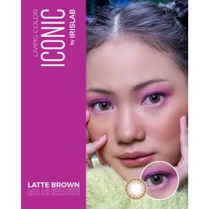 Softlens Warna Hitam Pekat/Honey Brown/Ice Grey/Latte Brown DIA 144 dengan Lens Case Gratis - Irislab