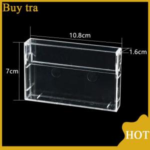 [Buytra] 1Pc Cassette Tape Transparent Storage Box Audio Magnetic Recording Blank Tape Case Dustproof Box