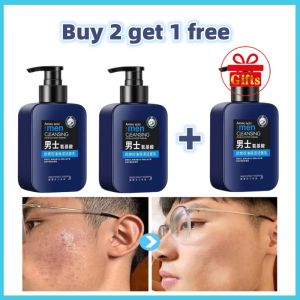 【Malaysia Stock&COD】Mens Special Oil Control Moisturizing Refreshing Cleansing Pore Cleanser 160g Men Total Anti Acne Foam Amino Acid Facial Cleanser Whitening Brightening