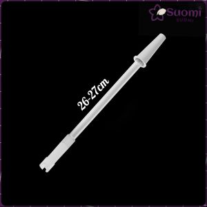 Suomi 21–33cm Reusable Soft Silicone Straw Universal Replacement Straw for Pot Belly Water Bottles 1Pc