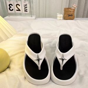 [Free Shipping] New Cross-Strap Flip-Flops For Women Perfect For Summer Wear Simple And Stylish Versatile With A Thick Sole For Added Height