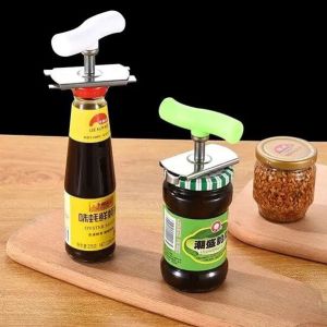 Stainless Steel Adjustable Jar Opener Easy Twist Off Can Lid Remover Tool