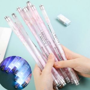 Indo - Pulpen Putar Led Anti Stress / Pulpen Putar Mainan Anak / Pen Spinner Balance / Balance Rotary Led Spinning Pen