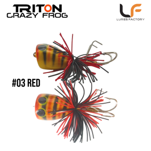 LURESFACTORY - TR CRAZY FROG (N) 2.5cm 6g HARDBODY LURE TOPWATER