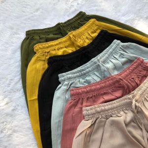 Si - Celana Kulot Panjang Crinkle Model tali serut Bahan Crinkle Airflow